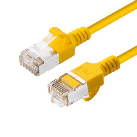 MicroConnect CAT6A U-FTP Slim, LSZH, 0.15m
